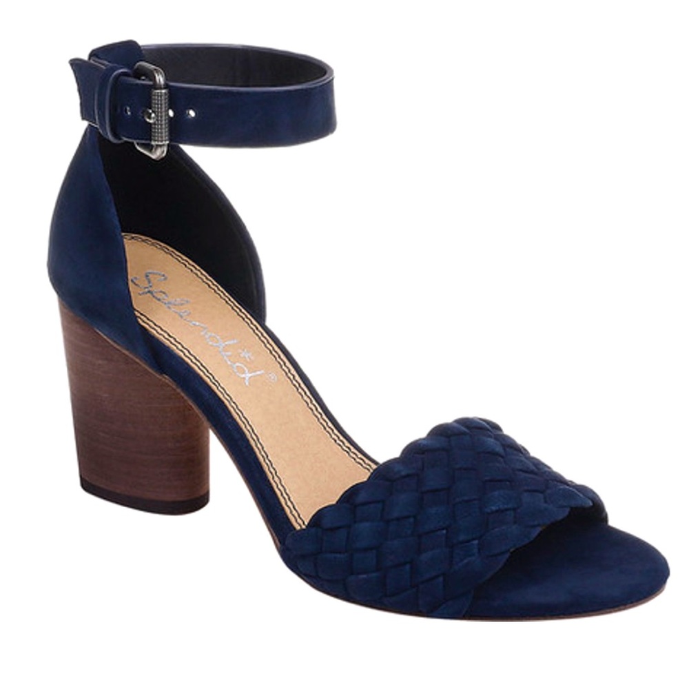 Splendid Taro Woven Ankle Strap Sandal